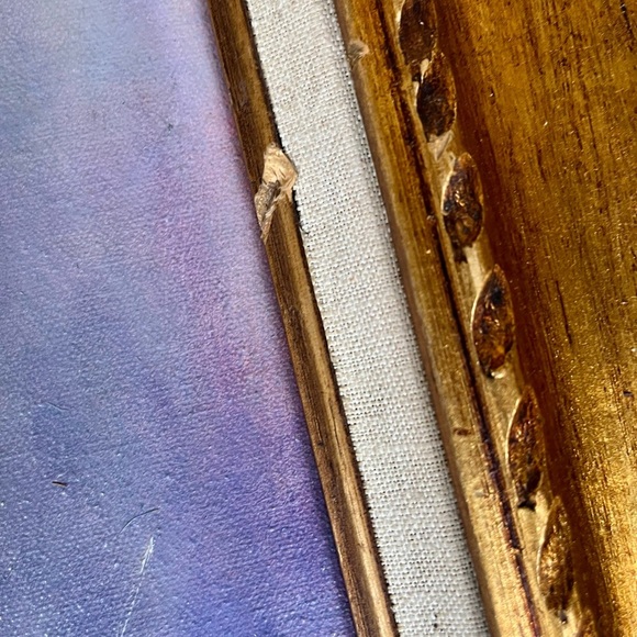 1975 Vintage Framed Floral Painting Signed By Mary Gail 27/32 Inch - Picture 12 of 16